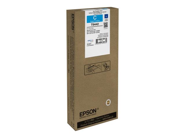 9425676 Epson C13T944240 Blekk WF-C5 Series Ink Cartridge L Cyan Blekkpatron Cyan til Epson Workforce