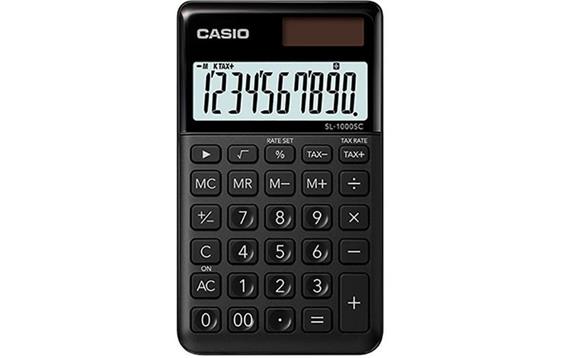 159799 Casio SL-1000SC-BK Bordregner CASIO SL-1000SC Sort Kalkulator | Regnemaskin | Lommeregner