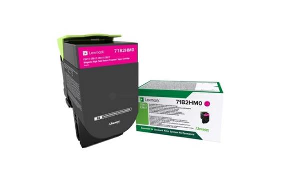 9424795 Lexmark 71B2HM0 LEXMARK 3,5K Return Program Magenta Tone R&#248;d toner til CS417dn, CX417de, CS517de