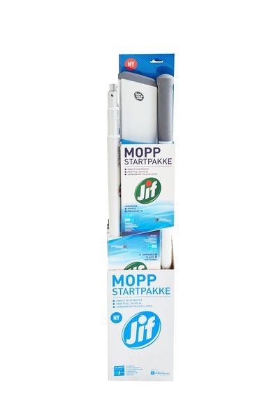 142380  1200291 Moppesett JIF startpakke Engangsmopp | Moppestativ