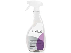 Overflatedesinfeksjon ANTIBAC spray750ml Antibac flytende overflatedesinfeksjon 