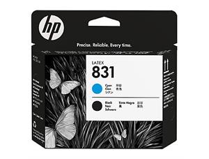 Skrivehode HP Latex 831  Cyan/Sort 