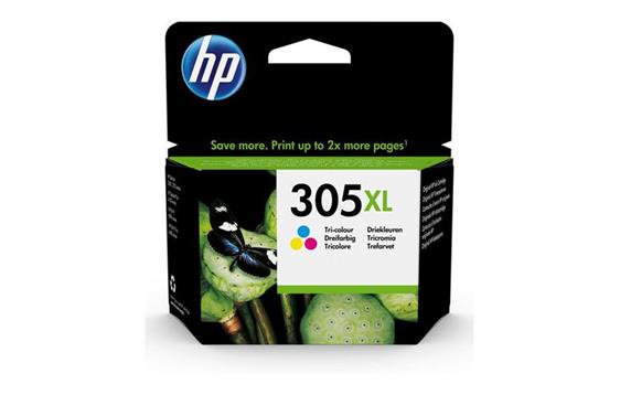 222318 HP 3YM63AE#301 Blekk HP 305XL Tri-color Blekk | HP | Farge | InkJet