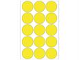 9430536 Herma 2271 Etikett HERMA manuell ø32mm gul (480) 