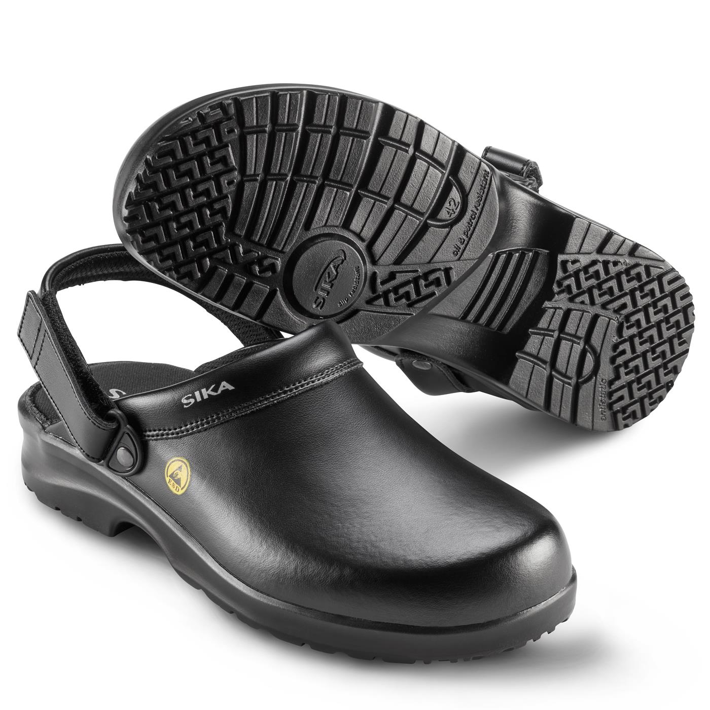 9429048 Sika Footwear 19467 Sika Fusion Clog ESD 47 Sort