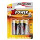 9431277 Ansmann5015623 Batteri X-Power C /  LR14 (2 stk pr pakke)