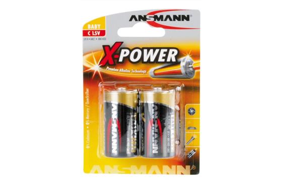 9431277 Ansmann 5015623 Batteri X-Power C /  LR14 (2 stk pr pakke)