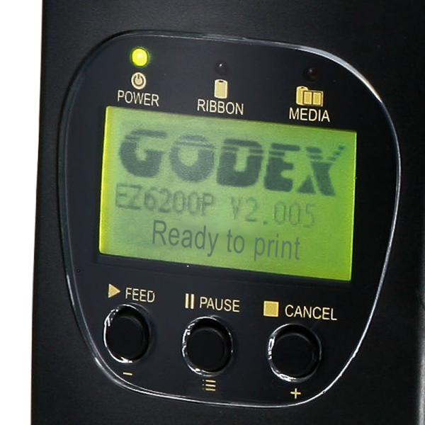 9425600 Godex EZ6200Plus Godex EZ6200 termo industriskriver Termo &amp; termotransfer etikettprinter