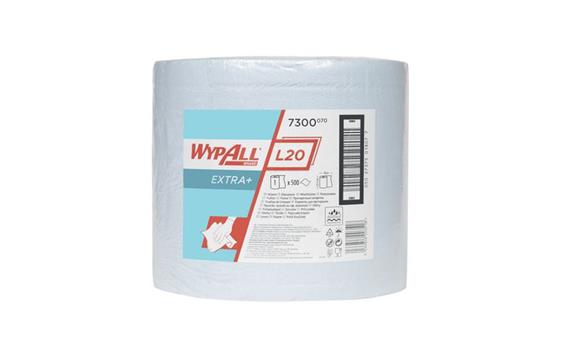 252617 Kimberly-Clark 7300 Industrit&#248;rk WYPALL 2L 190m bl&#229; for t&#248;rk og rengj&#248;ring av v&#229;te underlag