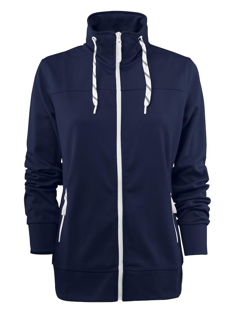 9427512 Printer Active Wear 2262037 JOG sporty polyesterjakke Navy dame X-Large