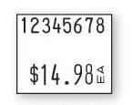 9423984  70-340-0-200 Prisetikett 18 x 16 Avtagbart lim Sato PB2