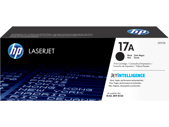 9424941  CF217A Toner HP LaserJet 17A sort CF217A passer til LaserJet Pro M102/MFP M130