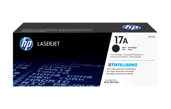 9424941  CF217A Toner HP LaserJet 17A sort CF217A passer til LaserJet Pro M102/MFP M130