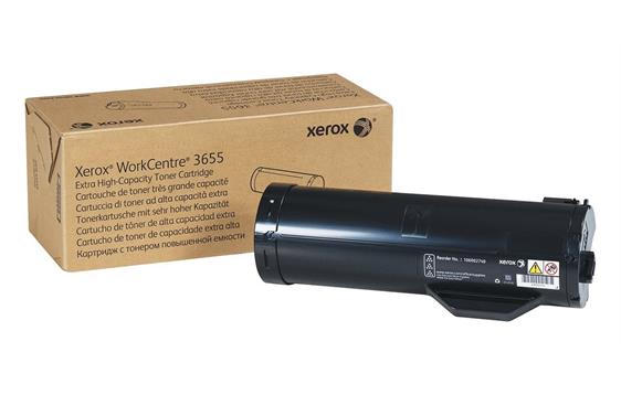 106R02740 Xerox XER106R02740 Toner Xerox Workcentre 3655 Sort Extra high-capacity