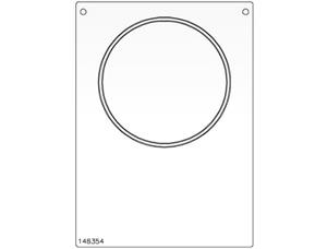 Kassett til Duniform DF10 / DF20 Duni kassett for 1 roms rund skål -153mm 