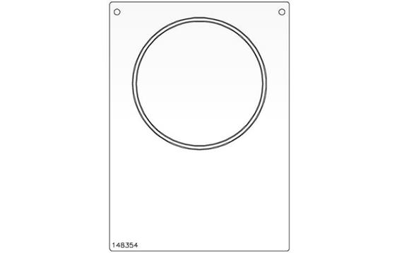 9430996 Duni 148354 Kassett til Duniform DF10 / DF20 Duni kassett for 1 roms rund sk&#229;l -153mm