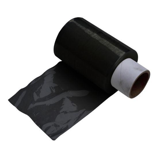 9425101   Strekkfilm Minirull 100mmx150m 20 my Sort | 0,3 kg pr. rull | Buntefilm