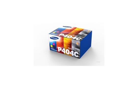 9431814 Samsung CLT-P404C/ELS Toner SAMSUNG SL-C430/C480 1K Rainbow Sort, Gul, Magenta og Cyan