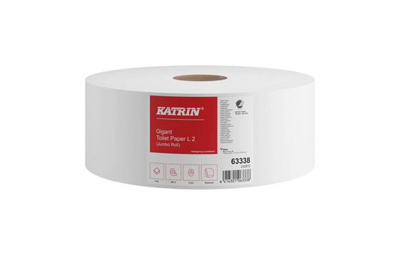 229016 Katrin 63338 Toalettpapir KATRIN Gigant L 2L 380m (6) (tidligere Katrin Classic)