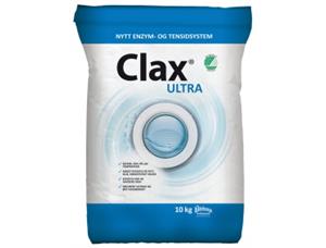 Tøyvask CLAX Ultra 10kg. Høyeffektivt vaskepulver for tøyvask 